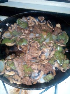 A picture of Beef blade steak(thin cut Chuck) stir fry.
