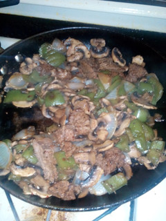 A picture of Beef blade steak(thin cut Chuck) stir fry.