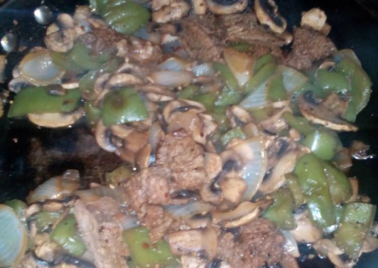 Beef blade steak(thin cut Chuck) stir fry