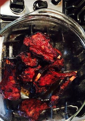 A picture of Steve's Slamming Lamb Rib Chops.