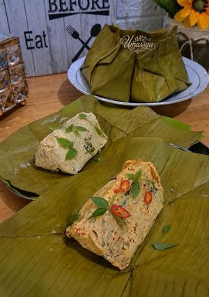 Foto resep Botok Tahu Jamur dan Ebi