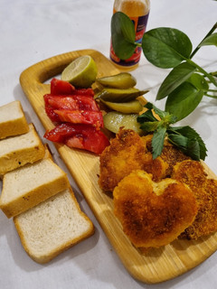 عکسی از دستور ناگت مرغ