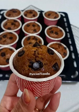 Foto resep Muffin pisang coklat