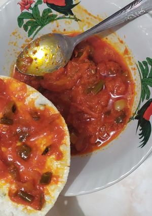Foto resep Kerupuk leak kuah lado (kerupuak leak khas solok)