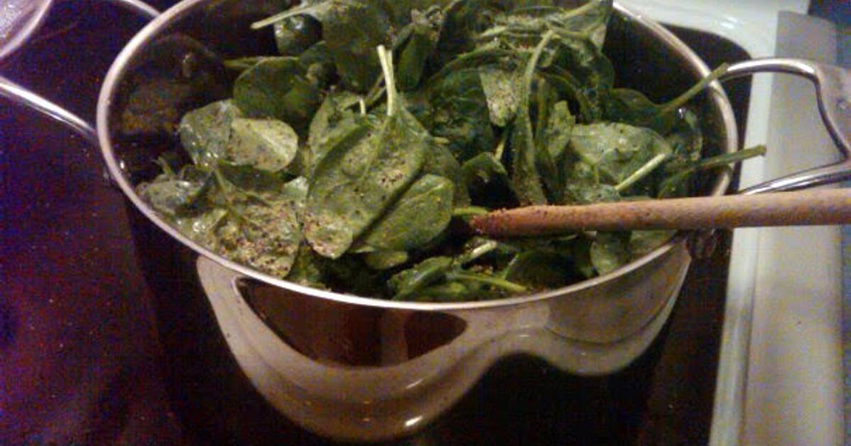Wilted Spinach Recipe by sandra53 Cookpad