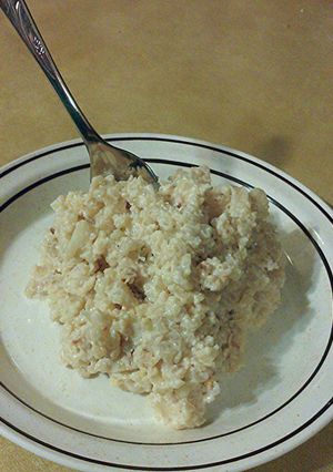 A picture of Roasted Cauliflower "Risotto".