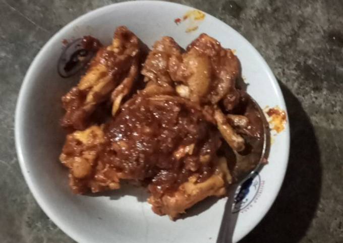 Ayam ungkep empal