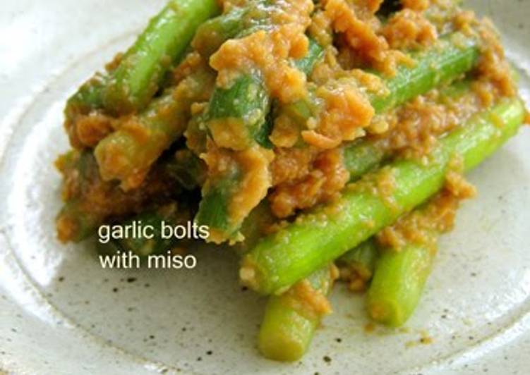 How to Prepare Ultimate Miso Brined Garlic Shoots
