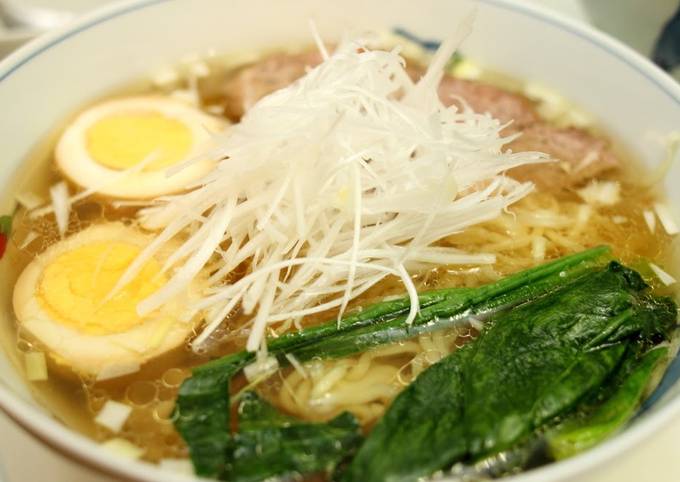 Additive-Free Homemade Salt-flavored Ramen