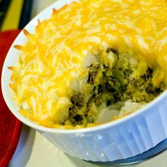 A picture of Hamburger Potato Casserole.