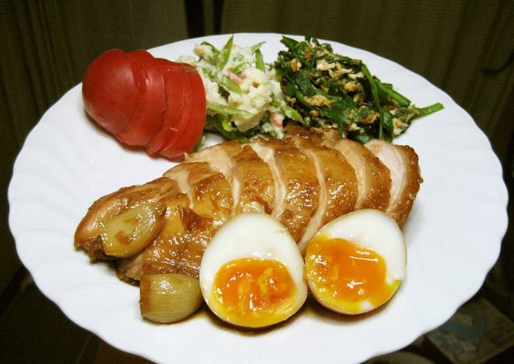 Step-by-Step Guide to Prepare Speedy Easy Chicken Char Siu With Soft Boiled Egg