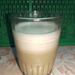 A picture of Teh Talua (Egg Tea).