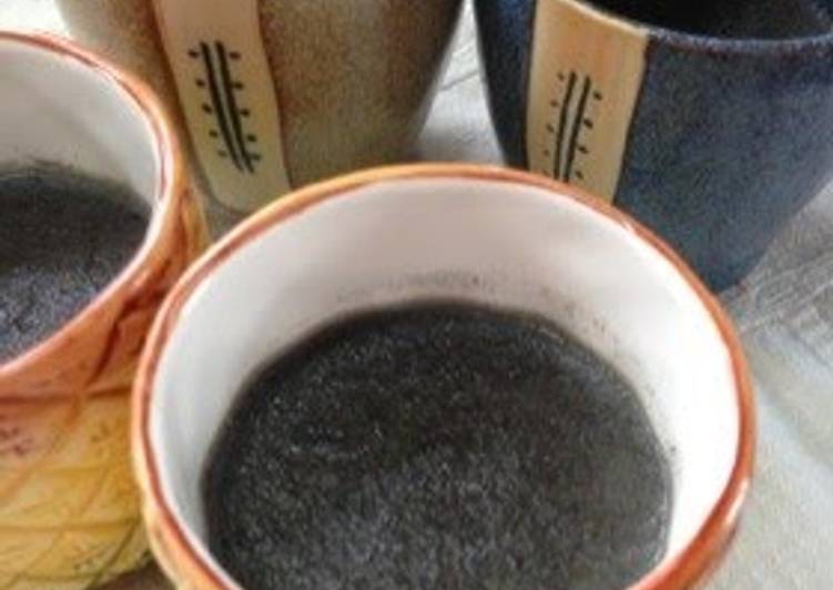 How to Prepare Any-night-of-the-week Smooth Sesame Pudding in 5 Minutes