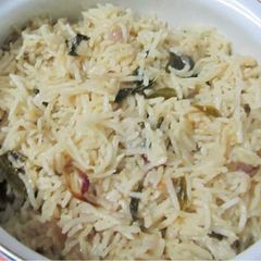 A picture of Bagara rice.