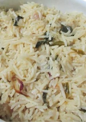 A picture of Bagara rice.