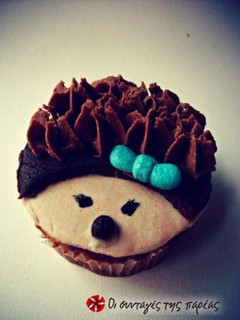 Φωτογραφία της συνταγής Cupcakes σκατζοχοιράκια