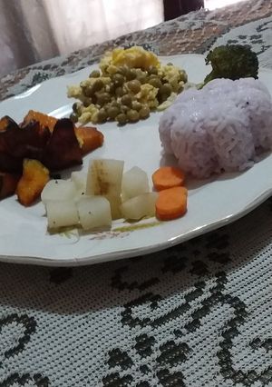 Una foto de Arroz púrpura para acompañamiento