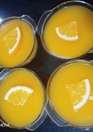 صورة لوصفة تحلية بعصير البرتقال🧡🍊
