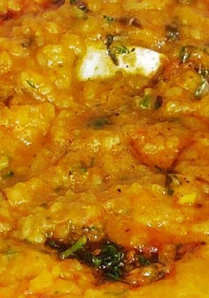 A picture of Dal khichdi.