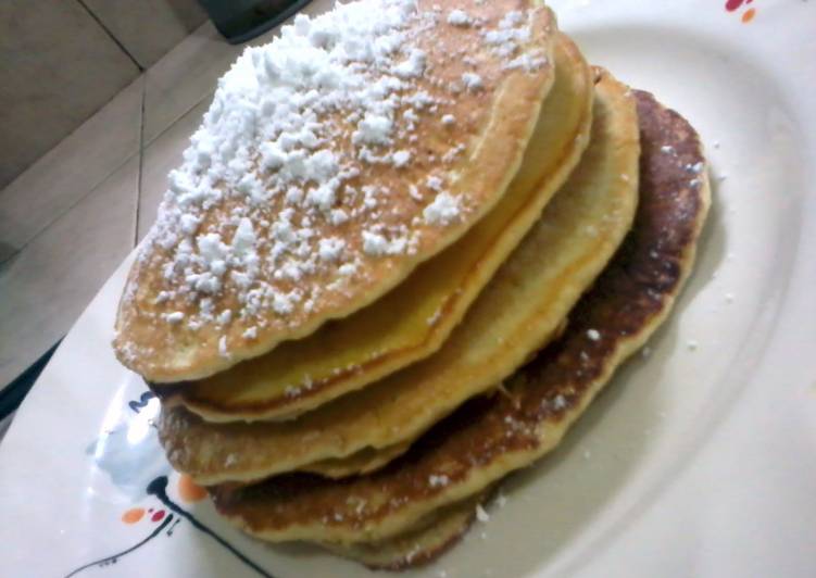 Recipe of Super Quick Homemade Fluffy Buttermilk Pancakes