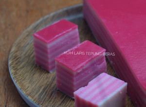 Gambar Kuih Lapis sukatan cawan