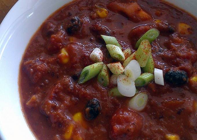 Steps to Make Super Quick Homemade Vickys Chunky Chilli Bean Soup, GF
DF EF SF NF