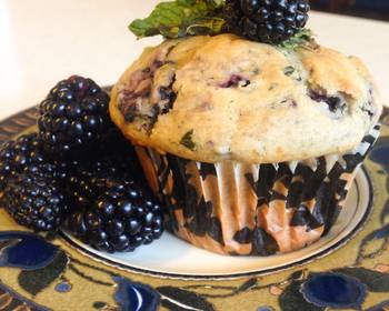 Ultimate, Prepare Blackberry Mint Muffins Delicious Nutritious