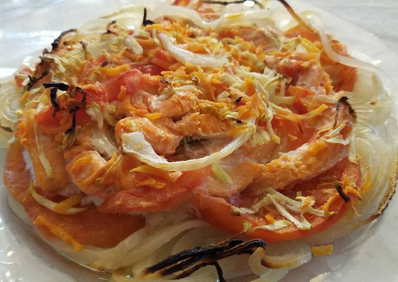 Salmon cake