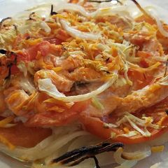 A picture of Salmon cake.