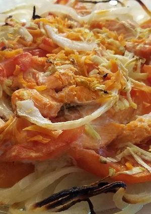 A picture of Salmon cake.
