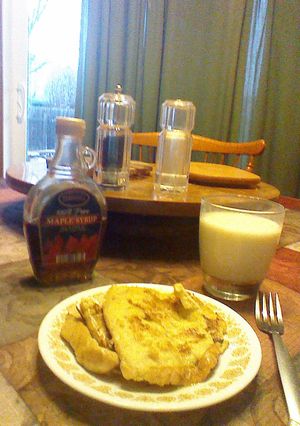 A picture of French toast.
