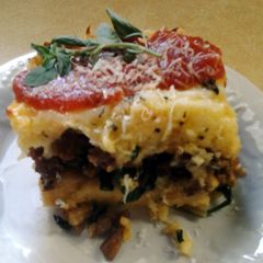 Herbed Stuffed Polenta A picture of Herbed Stuffed Polenta.