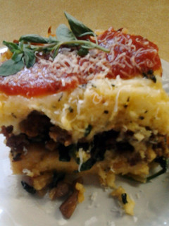 A picture of Herbed Stuffed Polenta.