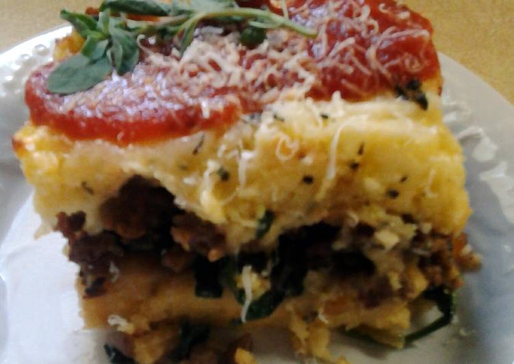 Herbed Stuffed Polenta