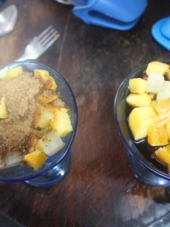 Una foto de Copa de frutas con quina San Clemente