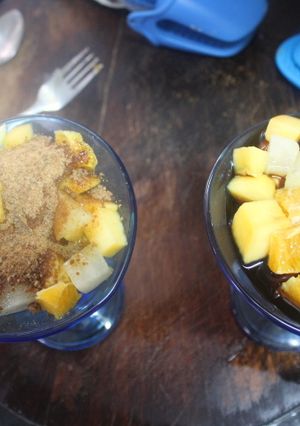 Una foto de Copa de frutas con quina San Clemente