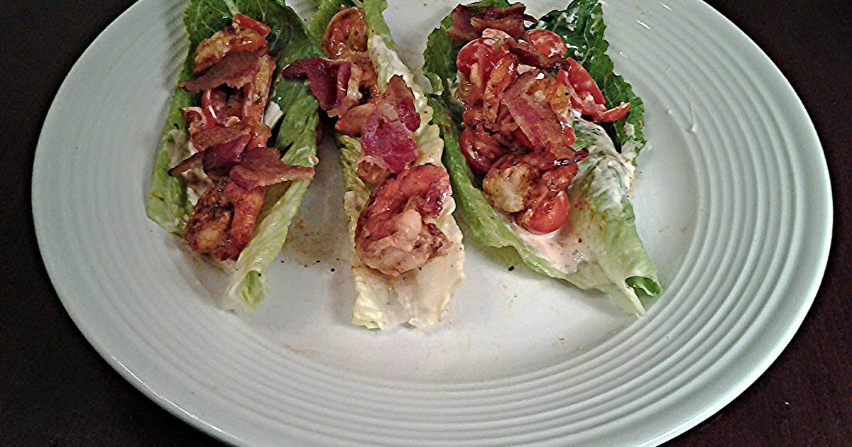 Shrimp Blt Lettuce Wraps Recipe By Fenway Cookpad