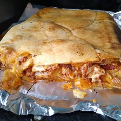 A picture of Pan sheet lasagne.