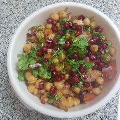 A picture of Chatpata Chana Chaat.