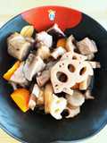 Chikuzen-ni (Simmered Chicken and Root Vegetables)