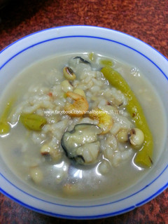 鮮蚵菜豆稀飯 的食譜成品照片