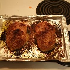 A picture of Pesto Baked Chicken.