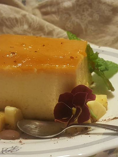 Una foto de Flan de queso fresco