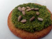 A picture of sunflower seeds pesto