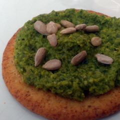 A picture of Kale Pesto With Toasted Sunflower Seeds.