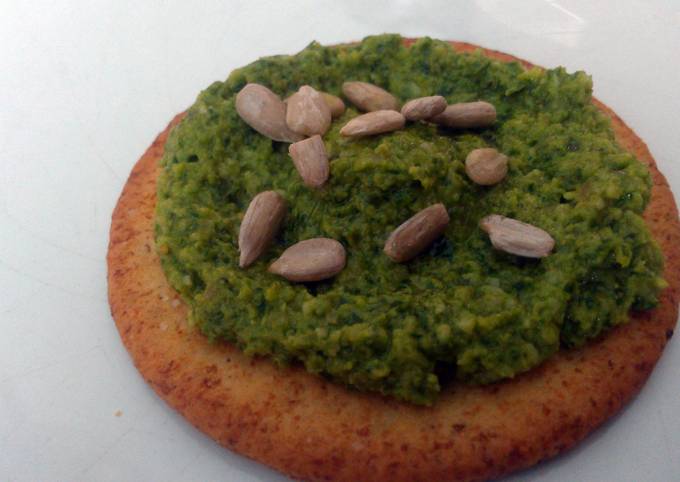 Kale Pesto With Toasted Sunflower Seeds