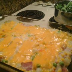 A picture of Betty's Potatoe & Ham Cassa role.
