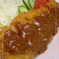A picture of Mille-Feuille Tonkatsu with Sesame Miso Sauce.