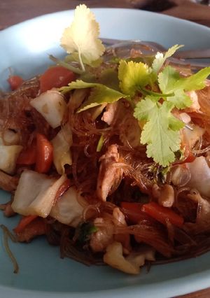 รูปของ ผัดไก่ใส่วุ้นเส้น