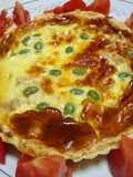 Easy Salmon and Onion Quiche with Handmade Dough